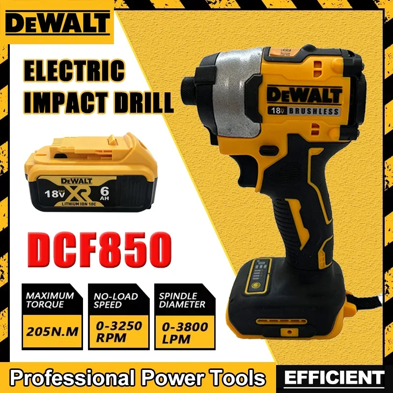 Аккумуляторный ударный шуруповерт DEWALT DCF850 205 Н·м, 18 В, бесщеточный, электрическая ударная дрель, электроинструмент
Аккумуляторный ударный шуруповерт DEWALT DCF850 205 Н·м, 18 В, бесщеточный, электрическая ударная дрель, электроинструмент