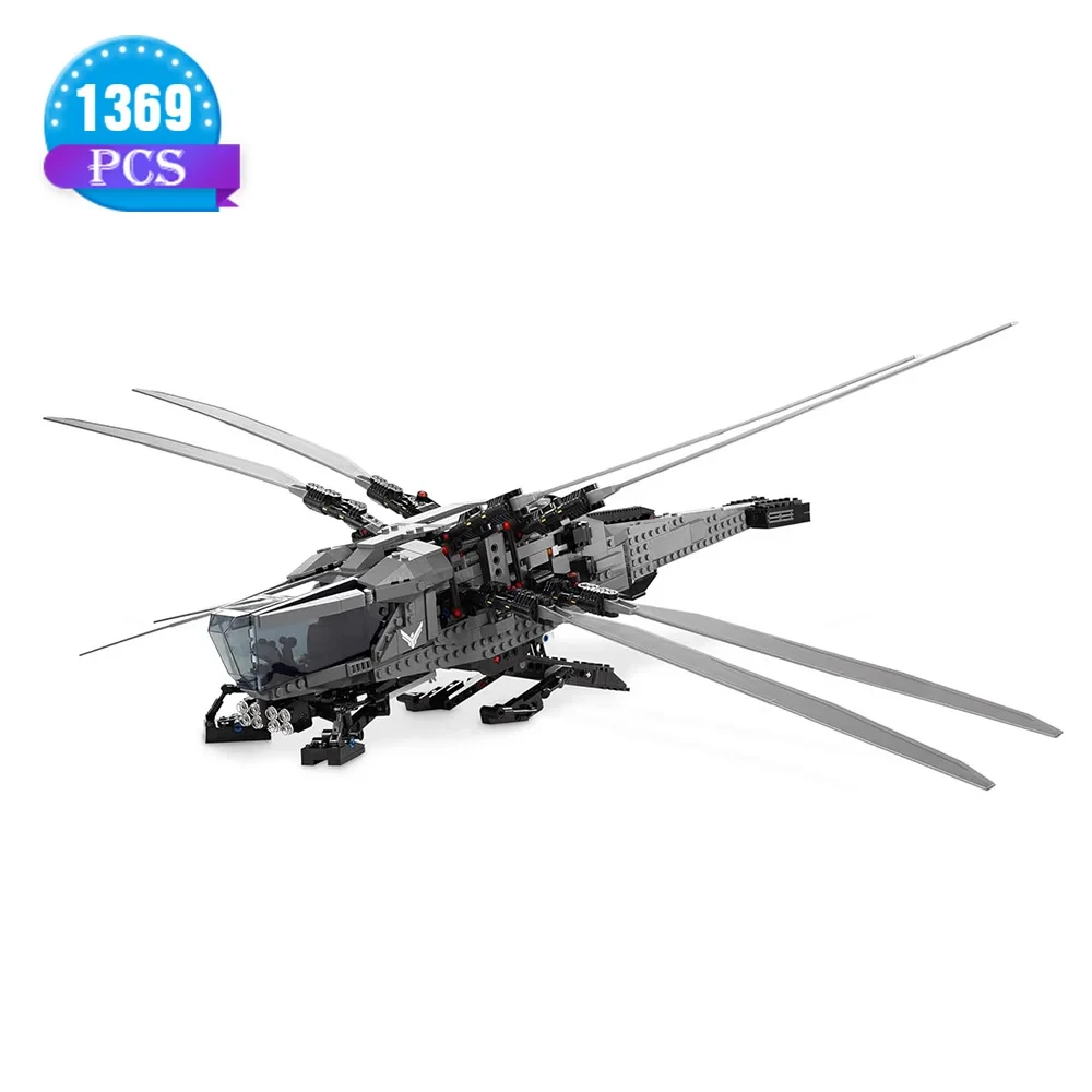 1369 шт. ikona Technology Dune Atreides Royal Flapping Wing, модель строительного блока, набор игрушек, детский рождественский подарок
1369 шт. ikona Technology Dune Atreides Royal Flapping Wing, модель строительного блока, набор игрушек, детский рождественский подарок