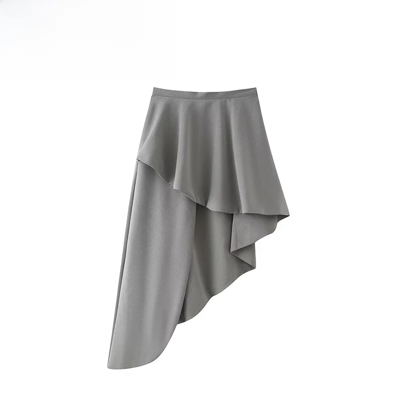 Fashionable Asymmetrical Skirt ZR Summer New Arrival Women's High-End Design Midi Skirt Polyester Fiber Casual Scene
Fashionable Asymmetrical Skirt ZR Summer New Arrival Women's High-End Design Midi Skirt Polyester Fiber Casual Scene