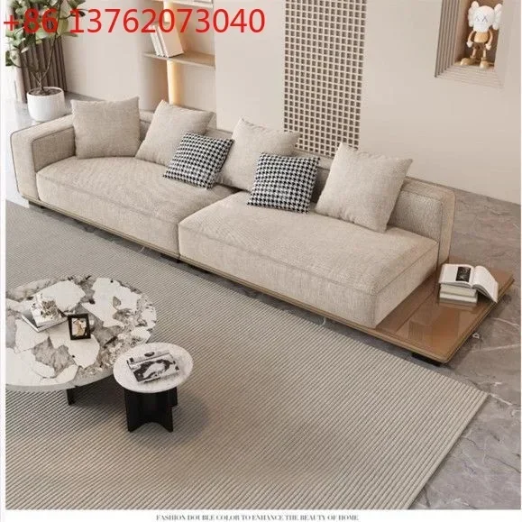Simple and modern Italian horizon sofa villa large flat layer straight row cotton and linen fabric sofa solid wood
Simple and modern Italian horizon sofa villa large flat layer straight row cotton and linen fabric sofa solid wood