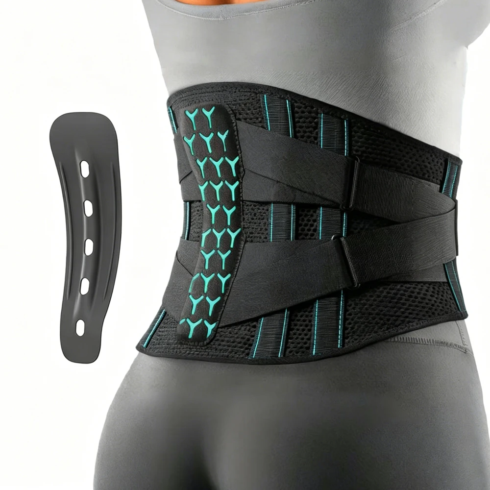 Ergonomic Lumbar Back Brace With Lumbar Pad&Adjustable Straps,Breathable Mesh Support Belt Lower Back Pain - Sciatica For Adults
Ergonomic Lumbar Back Brace With Lumbar Pad&Adjustable Straps,Breathable Mesh Support Belt Lower Back Pain - Sciatica For Adults