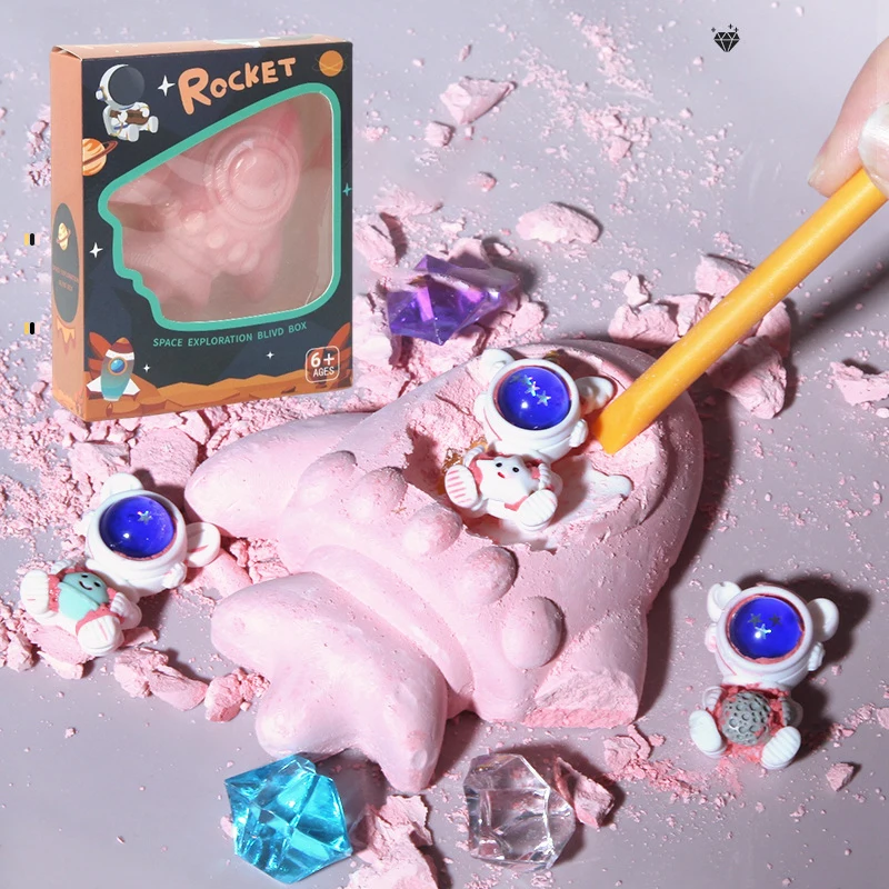 Rocket Shaped Gemstone Dig Kit Kids Archaeology Excavation Toys Mining Kit Gem Digging Set Educational Handmade Science Toy
Rocket Shaped Gemstone Dig Kit Kids Archaeology Excavation Toys Mining Kit Gem Digging Set Educational Handmade Science Toy