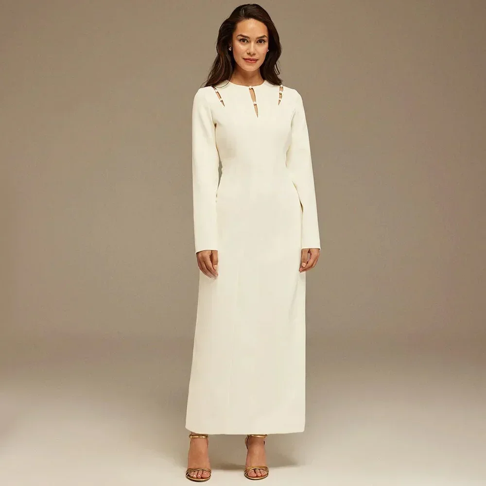 Long-Sleeve Maxi Dress A-Line Evening Dresses Long Sleeves Prom Gown Formal Exquisite High Quality Party Gowns Women Customized
Long-Sleeve Maxi Dress A-Line Evening Dresses Long Sleeves Prom Gown Formal Exquisite High Quality Party Gowns Women Customized