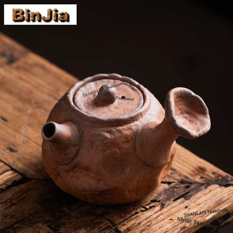 140ml Old Rock Mud Teapot Handmade Tea Infuser Pot Household Tea Brewing Kettle with Filter Tea Services Accessories Ornaments
140ml Old Rock Mud Teapot Handmade Tea Infuser Pot Household Tea Brewing Kettle with Filter Tea Services Accessories Ornaments