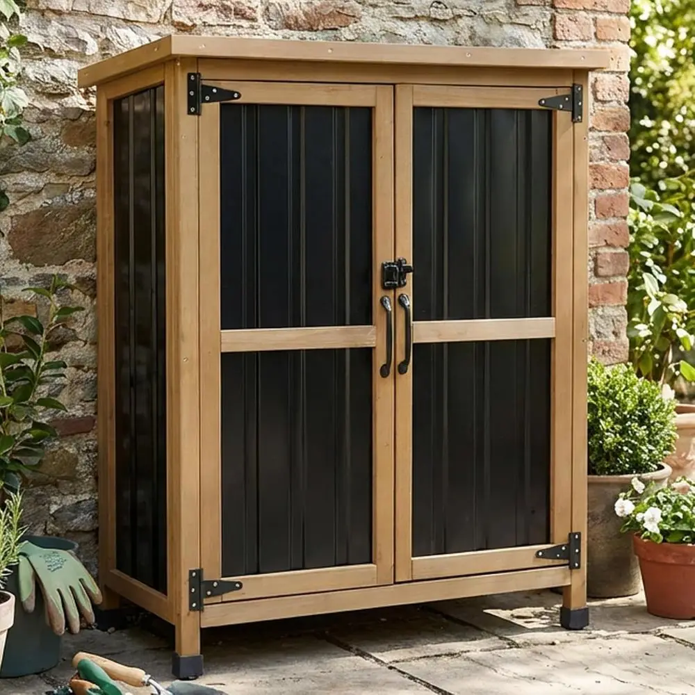 Weatherproof Outdoor Storage Cabinet with Lockable Door and Adjustable Shelves, Suitable for Patio, Backyard, and Garden Tool St
Weatherproof Outdoor Storage Cabinet with Lockable Door and Adjustable Shelves, Suitable for Patio, Backyard, and Garden Tool St