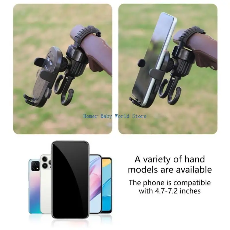 B2QD Multipurpose Phone Mount Detachable Stand for Strollers And Mobility Devices
B2QD Multipurpose Phone Mount Detachable Stand for Strollers And Mobility Devices