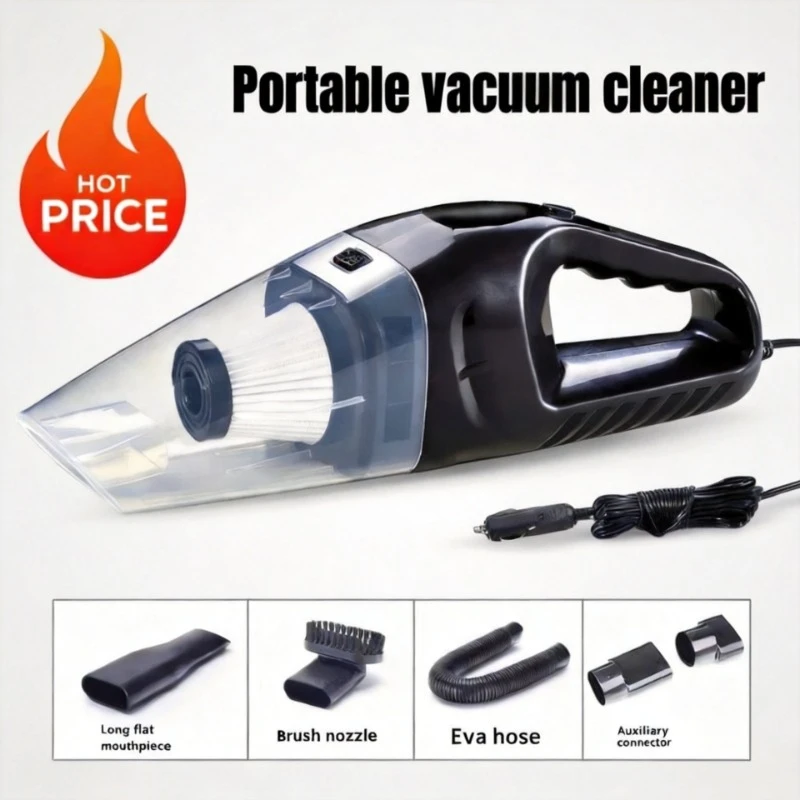 2026 New Hot Selling Portable High-power Car Vacuum Cleaner Suitable for Both Automotive and Household Handheld Wet Dry Dual-use
2026 New Hot Selling Portable High-power Car Vacuum Cleaner Suitable for Both Automotive and Household Handheld Wet Dry Dual-use