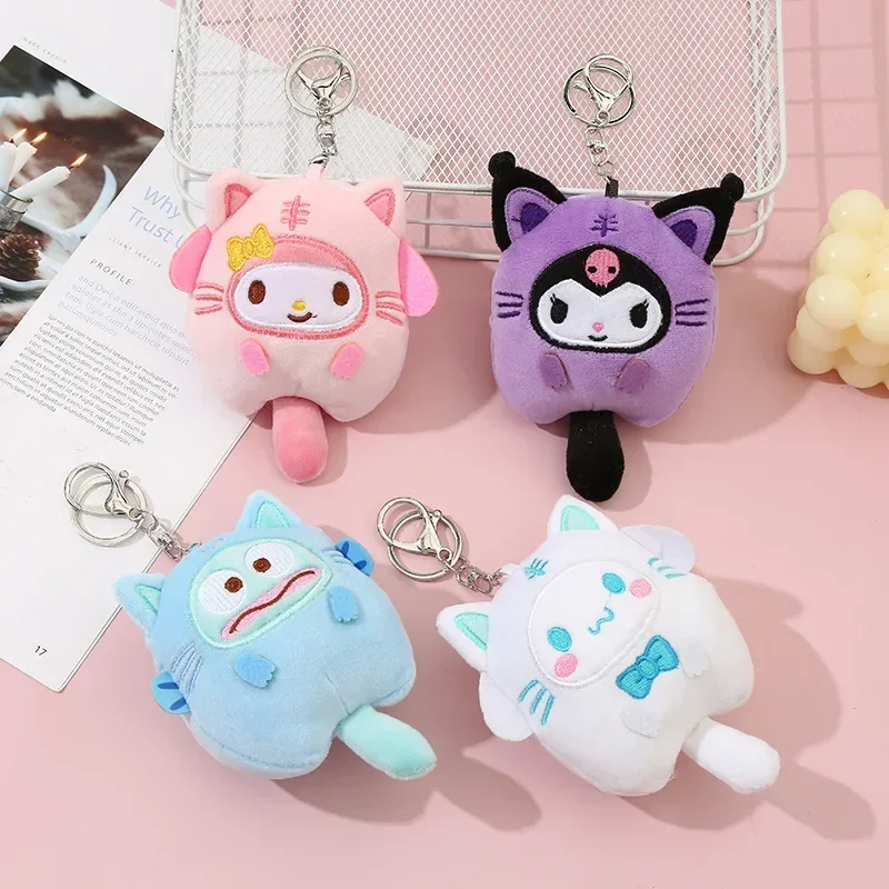 Anime Sanrio Kuromi Plush Pendant HelloKitty Mymelody Cinnamoroll Kawaii Key Chain Cartoon Cute Christmas Present Birthday Gift
Anime Sanrio Kuromi Plush Pendant HelloKitty Mymelody Cinnamoroll Kawaii Key Chain Cartoon Cute Christmas Present Birthday Gift