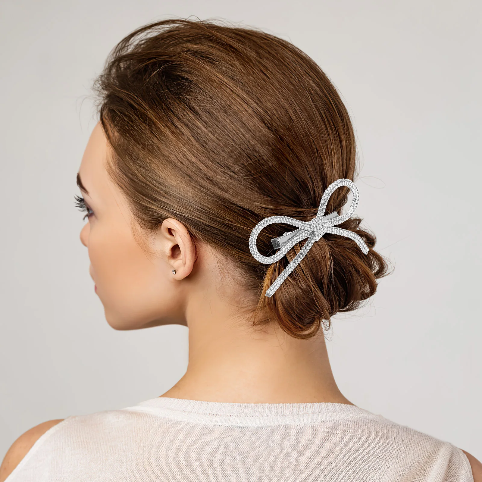 4 Pcs Rhinestone Bow Hair Clips Lightweight Comfortable Wedding Party Hair Bows Accessories Prom Long Lasting Sturdy Structure
4 Pcs Rhinestone Bow Hair Clips Lightweight Comfortable Wedding Party Hair Bows Accessories Prom Long Lasting Sturdy Structure
