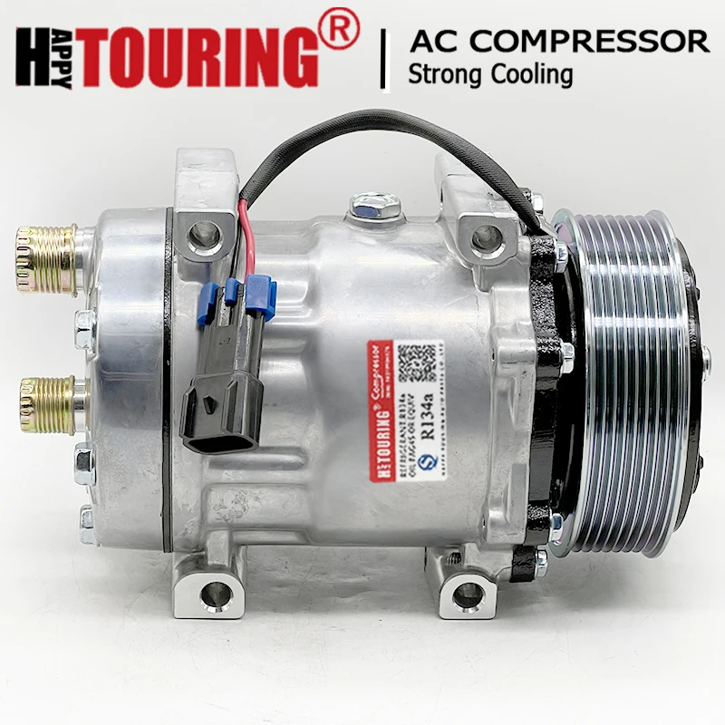 Компрессор переменного тока SD7H15 для FORD F-650 F-750 Freightliner 4666 4391 4090 4094 304193 58702 85100866 4C4Z19703DA 1401117 75R81502
Компрессор переменного тока SD7H15 для FORD F-650 F-750 Freightliner 4666 4391 4090 4094 304193 58702 85100866 4C4Z19703DA 1401117 75R81502