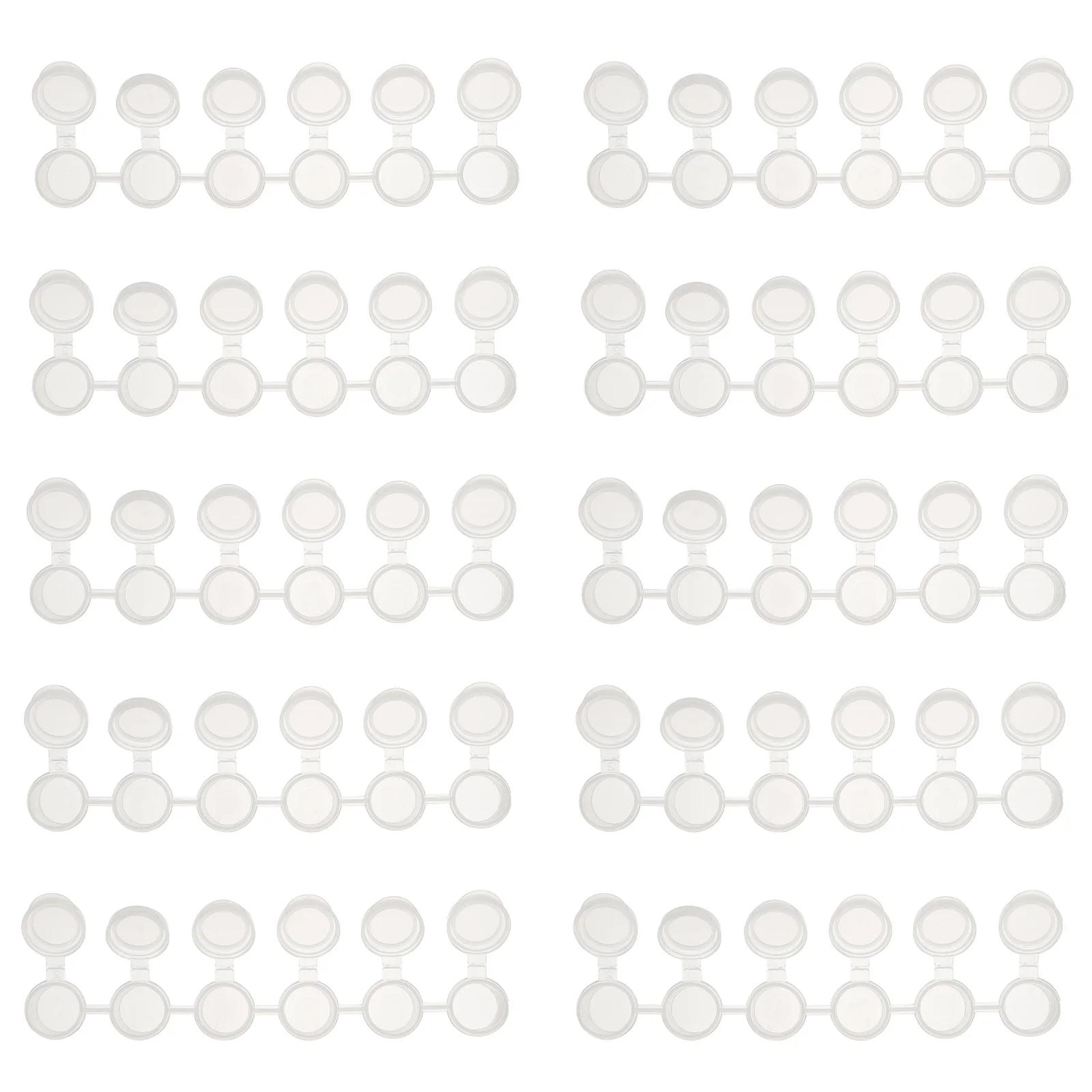 40Pcs Strips Clear Storage Containers 6 in 1 Mini Plastic Paint Pots for School Camp Painting Supplies
40Pcs Strips Clear Storage Containers 6 in 1 Mini Plastic Paint Pots for School Camp Painting Supplies