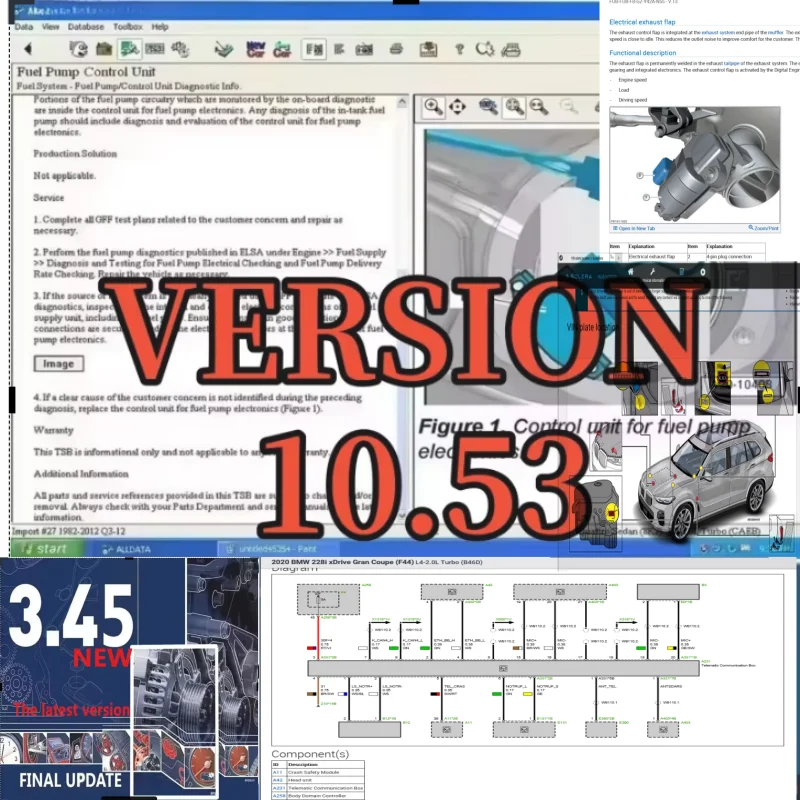 Auto Alldata Repair Software 10.53 alldata software Support for Automotive Cars Newest version
Auto Alldata Repair Software 10.53 alldata software Support for Automotive Cars Newest version