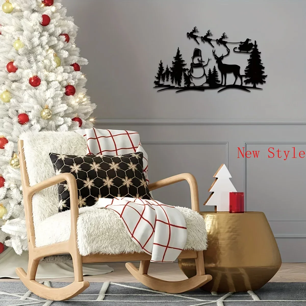 Christmas Tree Snowman Reindeer Metal Wall Hanging Art Decor Metal Wall Mounted Art Outdoor Plaque Decor Sign Indoor Wall Decor
Christmas Tree Snowman Reindeer Metal Wall Hanging Art Decor Metal Wall Mounted Art Outdoor Plaque Decor Sign Indoor Wall Decor