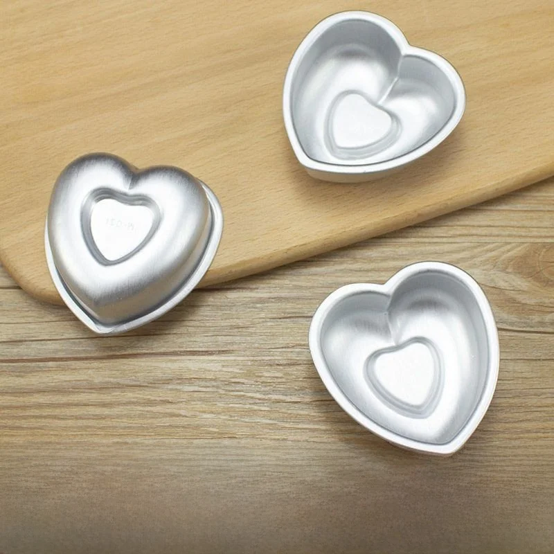 Small Heart Shaped Pudding Mold Jelly Cake Bread Baking Oven Aluminum Alloy Heat Resistant 20-200℃ Universal Stove
Small Heart Shaped Pudding Mold Jelly Cake Bread Baking Oven Aluminum Alloy Heat Resistant 20-200℃ Universal Stove