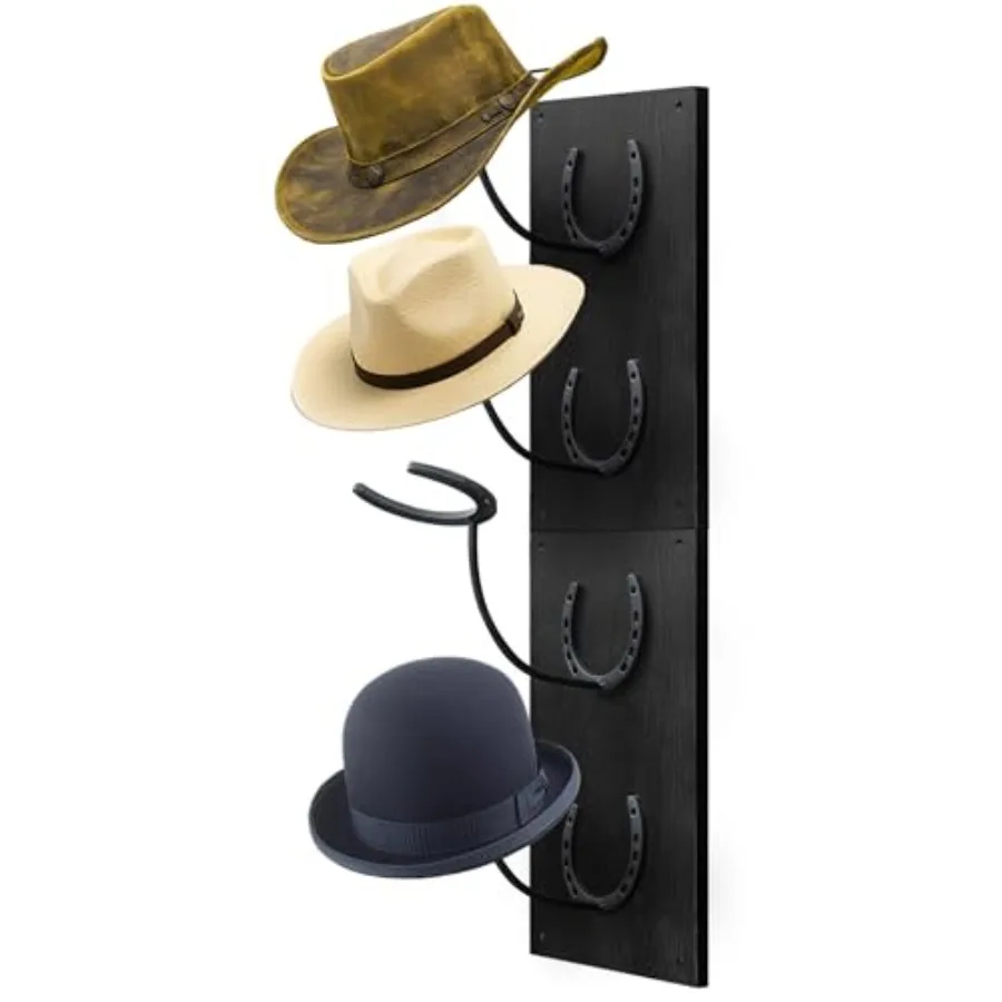 Cowboy Hat Rack For Wall Mount Wooden Cowboy Hat Holder 4 Hats Hanging Western Hat Rack 2 Pack Hat Organizer with Horseshoe Mou
Cowboy Hat Rack For Wall Mount Wooden Cowboy Hat Holder 4 Hats Hanging Western Hat Rack 2 Pack Hat Organizer with Horseshoe Mou