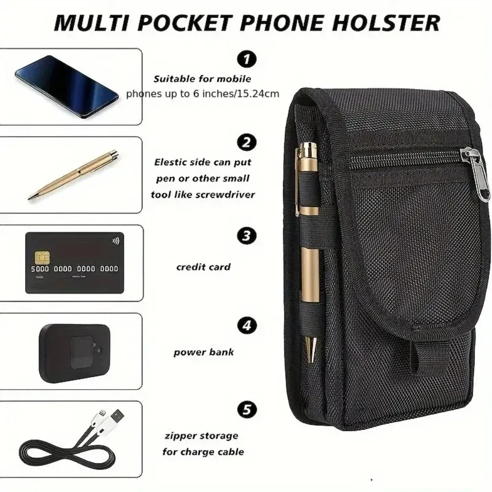 Portable Phone Waist Bag Flip Top Crossbody Case Pen Slot Travel Storage Used For Men And Women
Portable Phone Waist Bag Flip Top Crossbody Case Pen Slot Travel Storage Used For Men And Women
