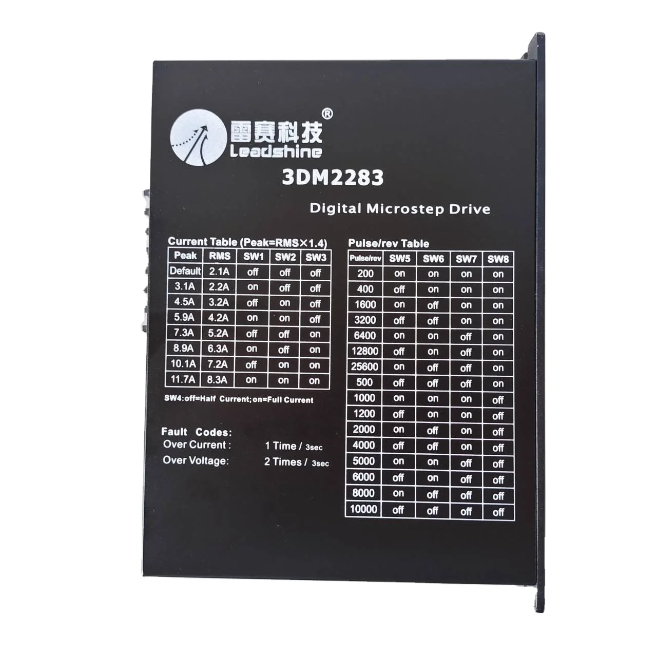 Leadshine 3DM2283 Three Phase High Voltage 220v 8.3A Stepper Motor Servo Driver Variable Frequency Drivers
Leadshine 3DM2283 Three Phase High Voltage 220v 8.3A Stepper Motor Servo Driver Variable Frequency Drivers