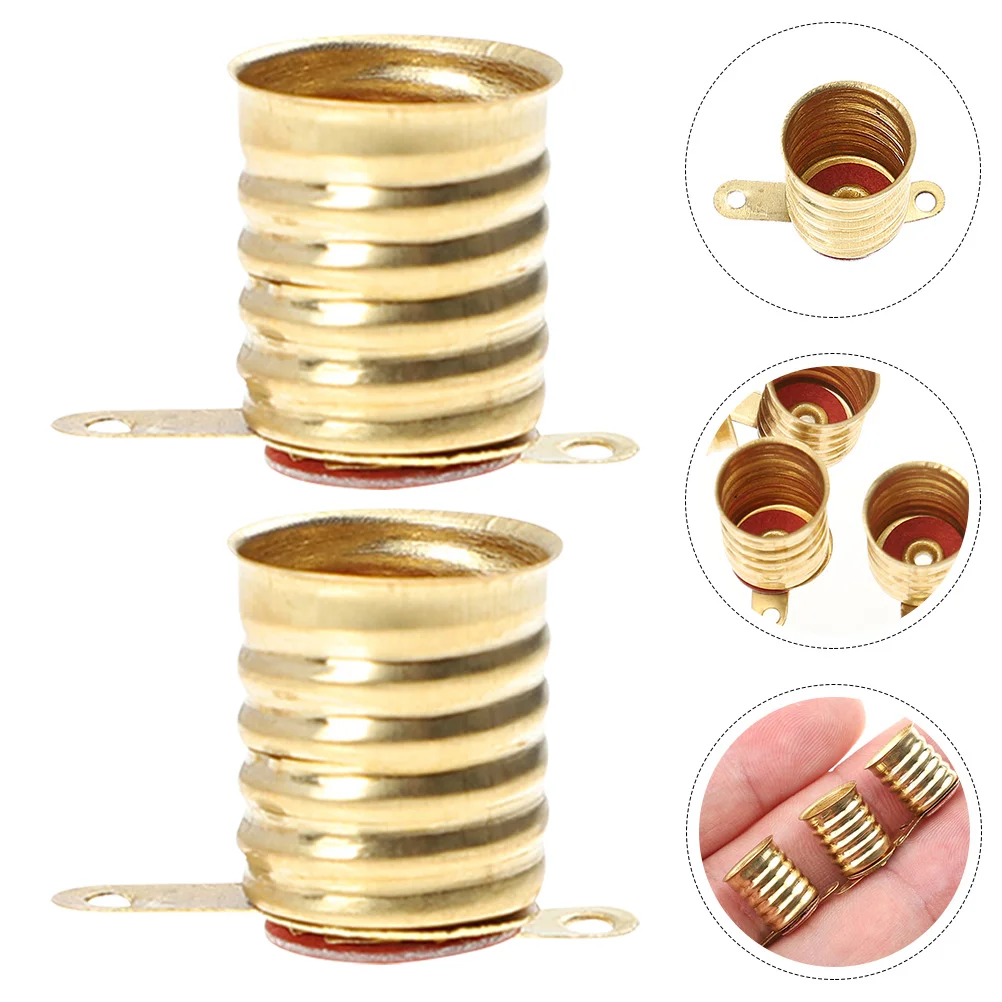 30 PCS All Copper Lamp Holder Socket Base Bulb Adapter Golden Tiny Light Bulbs Screw
30 PCS All Copper Lamp Holder Socket Base Bulb Adapter Golden Tiny Light Bulbs Screw