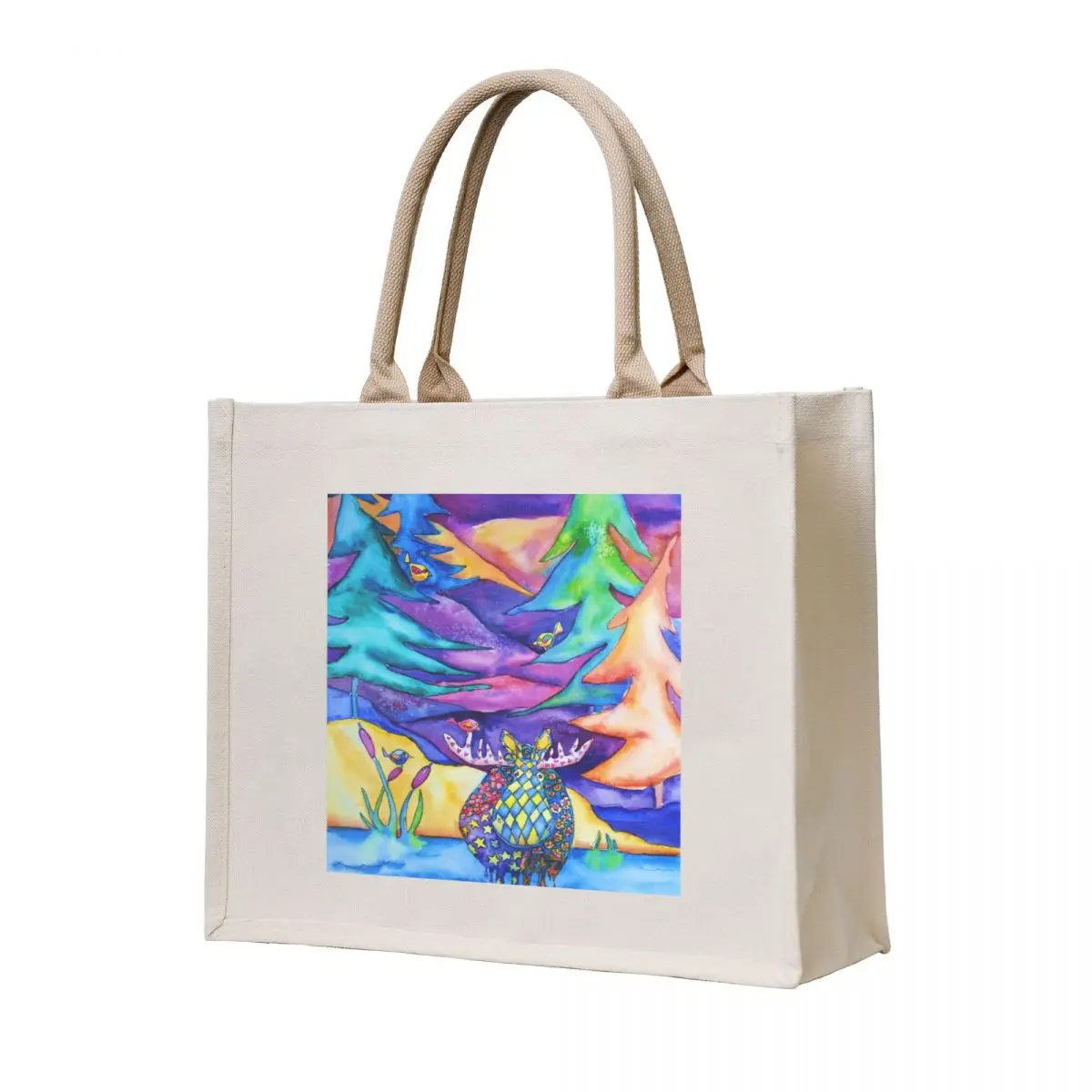 Moose Wall Art Colorful Tote Bag woman shopping bag shoping bag sac pour femme Handbags women
Moose Wall Art Colorful Tote Bag woman shopping bag shoping bag sac pour femme Handbags women