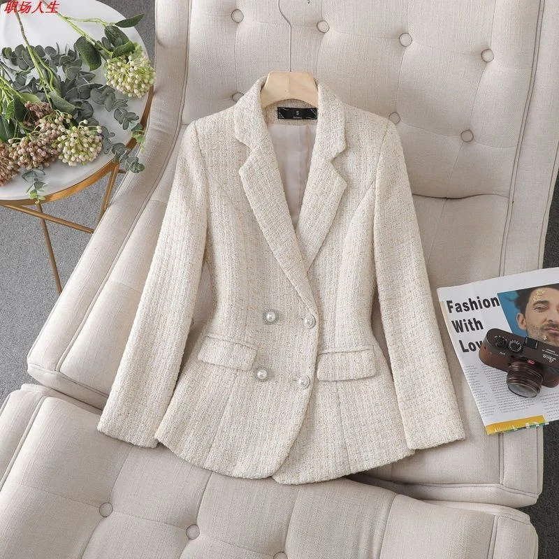Fashion Plaid Casual Suit Coat New 2025 Spring Autumn Outerwear Women's Small Fragrance Style Coat Temperament Suit Jacket Top
Fashion Plaid Casual Suit Coat New 2025 Spring Autumn Outerwear Women's Small Fragrance Style Coat Temperament Suit Jacket Top