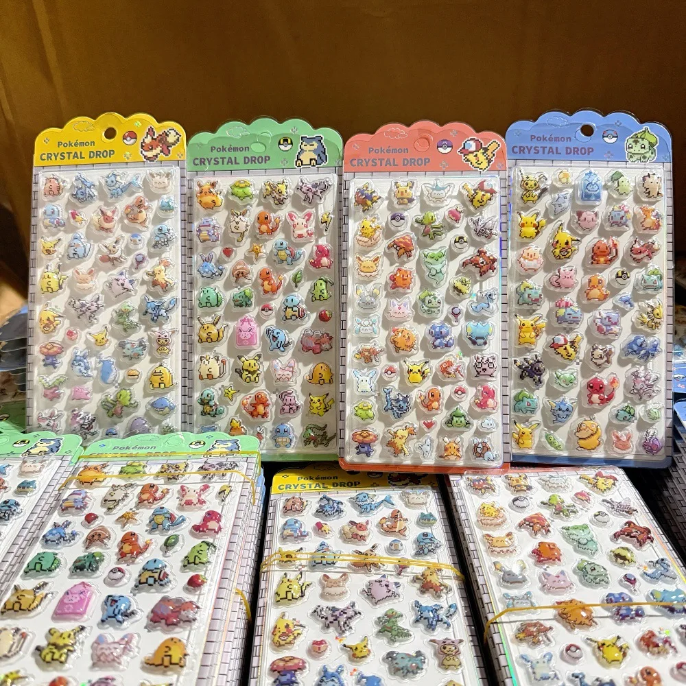 Pok é mon Pixel Crystal Relief Stickers DIY Hand Account Guka Decorative Stickers Cute 3D Stereoscopic Stickers
Pok é mon Pixel Crystal Relief Stickers DIY Hand Account Guka Decorative Stickers Cute 3D Stereoscopic Stickers