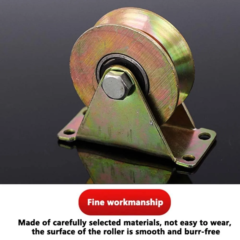 2pcs Heavy Duty V Groove Pulleys Double Axis Bearing Corrosion Resistant V Sliding Track Wheels Easy Install Smooth Rolling
2pcs Heavy Duty V Groove Pulleys Double Axis Bearing Corrosion Resistant V Sliding Track Wheels Easy Install Smooth Rolling