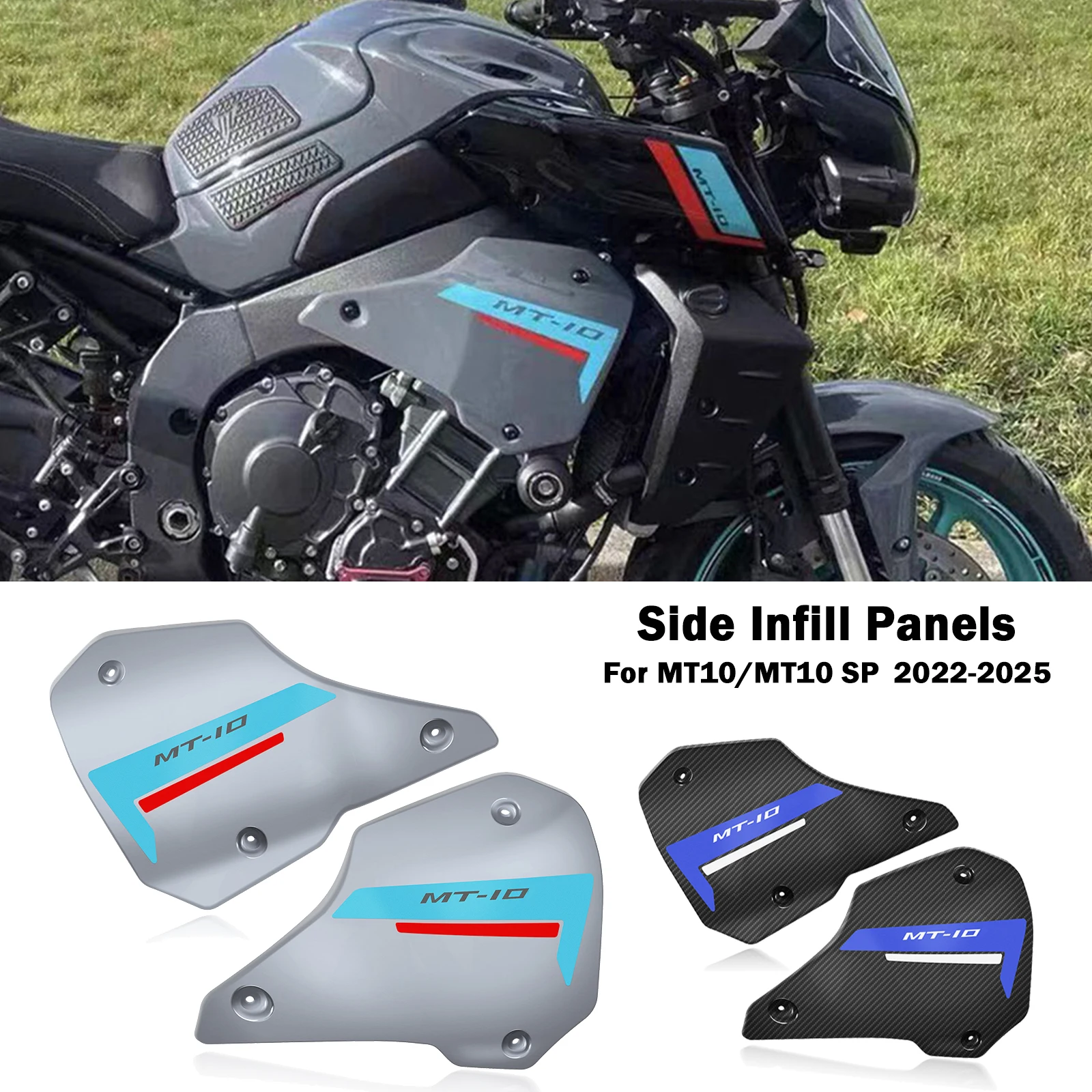 For Bodywork Fairing MT10 MT 10 MT-10 SP 2022-2025 Frame Infill Panels Decorative Side Chassis Cover Accessories Motorcycle
For Bodywork Fairing MT10 MT 10 MT-10 SP 2022-2025 Frame Infill Panels Decorative Side Chassis Cover Accessories Motorcycle