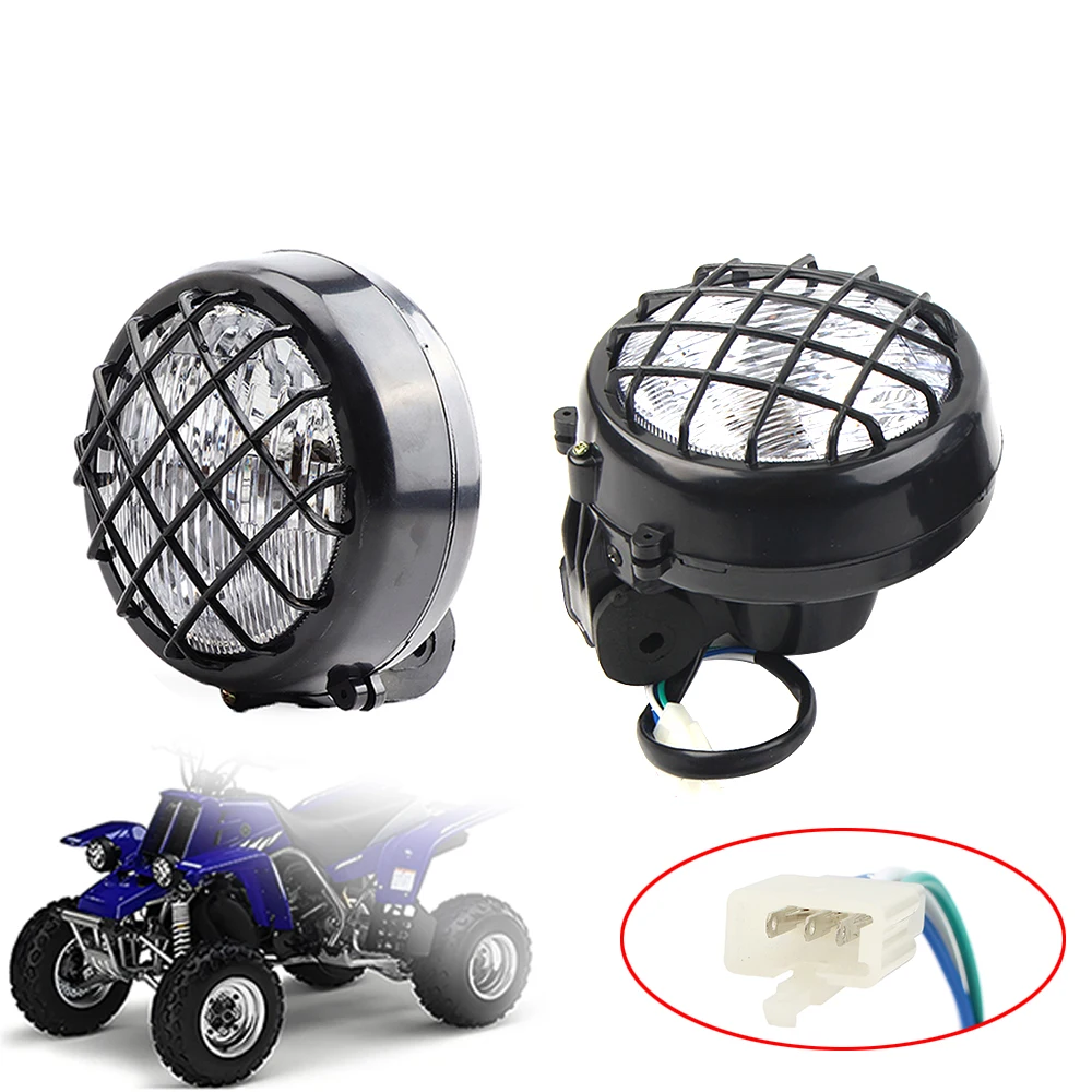 2 Pcs Front Headlight Lamp For Yamaha Banshee 1987-2006 Quad Go Kart ATV Dune Buggy 4 Wheeler Dirt Bike Parts
2 Pcs Front Headlight Lamp For Yamaha Banshee 1987-2006 Quad Go Kart ATV Dune Buggy 4 Wheeler Dirt Bike Parts