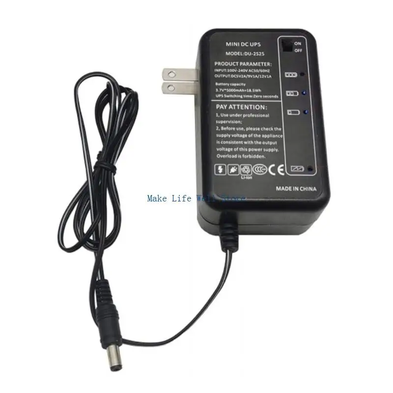 Intelligent Regulator UPS Backup Power Supply Uninterruptible Power for Home Office Routers Modem & Security Devices
Intelligent Regulator UPS Backup Power Supply Uninterruptible Power for Home Office Routers Modem & Security Devices