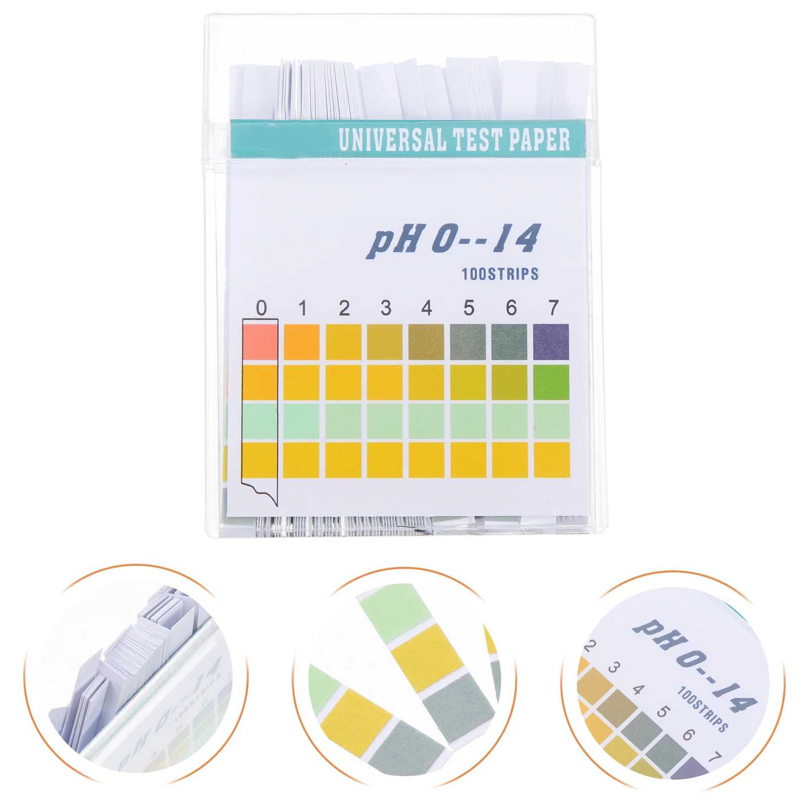 100pcs Ph Test Paper 1-14 Acid Alkalinity Liquid Multipurpose Testing Strips For Water Soil Aquarium Lab Instrument Meter Tool 
100pcs Ph Test Paper 1-14 Acid Alkalinity Liquid Multipurpose Testing Strips For Water Soil Aquarium Lab Instrument Meter Tool