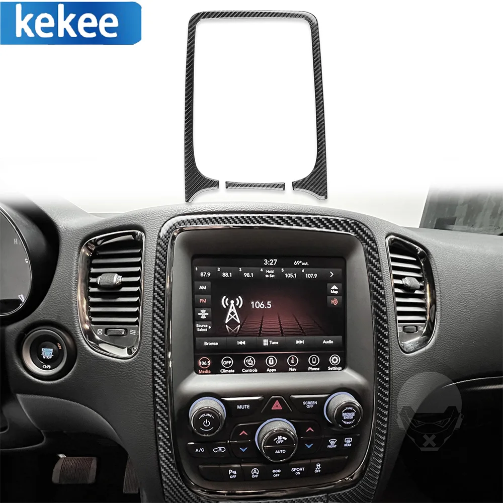For Dodge Durango 2014-2020 Real Carbon Fiber Car Center Radio Control Panel Trim Cover Stickers Auto Interior Accessories 2PCS
For Dodge Durango 2014-2020 Real Carbon Fiber Car Center Radio Control Panel Trim Cover Stickers Auto Interior Accessories 2PCS