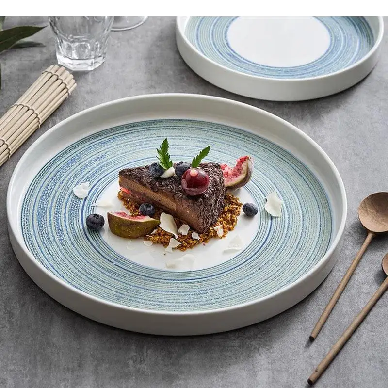 Ceramic Straight Plate Restaurant Soup Steak Dessert Plates Molecular Cuisine Specialty Tableware
Ceramic Straight Plate Restaurant Soup Steak Dessert Plates Molecular Cuisine Specialty Tableware