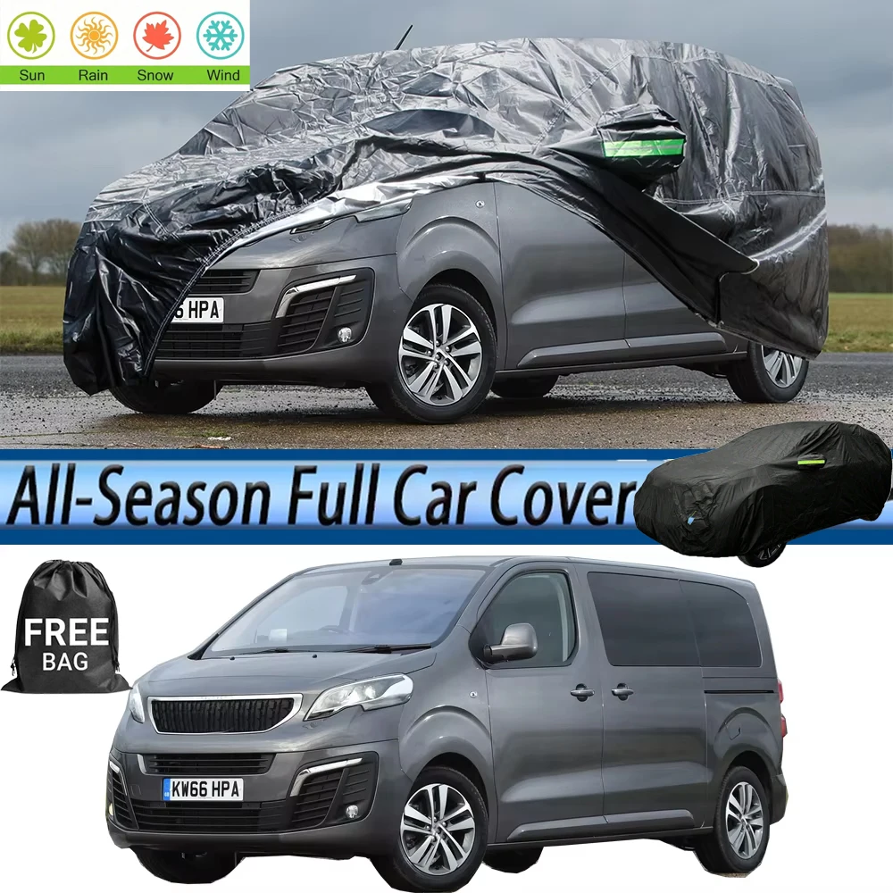 Outdoor MPV Car Cover Waterproof Anti UV Wind Snow Rain Dust Shield For Peugeot Traveller Passenger Model 2016-2023
Outdoor MPV Car Cover Waterproof Anti UV Wind Snow Rain Dust Shield For Peugeot Traveller Passenger Model 2016-2023
