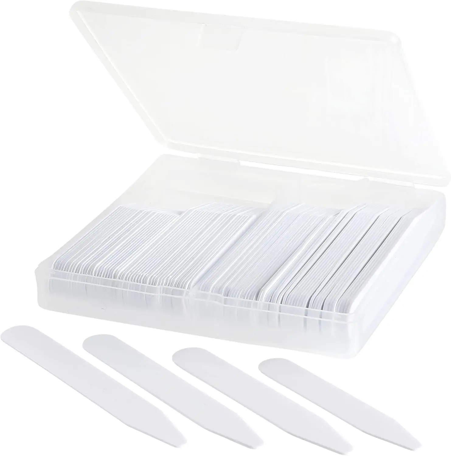 Plastic Collar Stays for Men Dress Shirt 2" 2.2" 2.5" 2.7" 3"
Plastic Collar Stays for Men Dress Shirt 2" 2.2" 2.5" 2.7" 3"