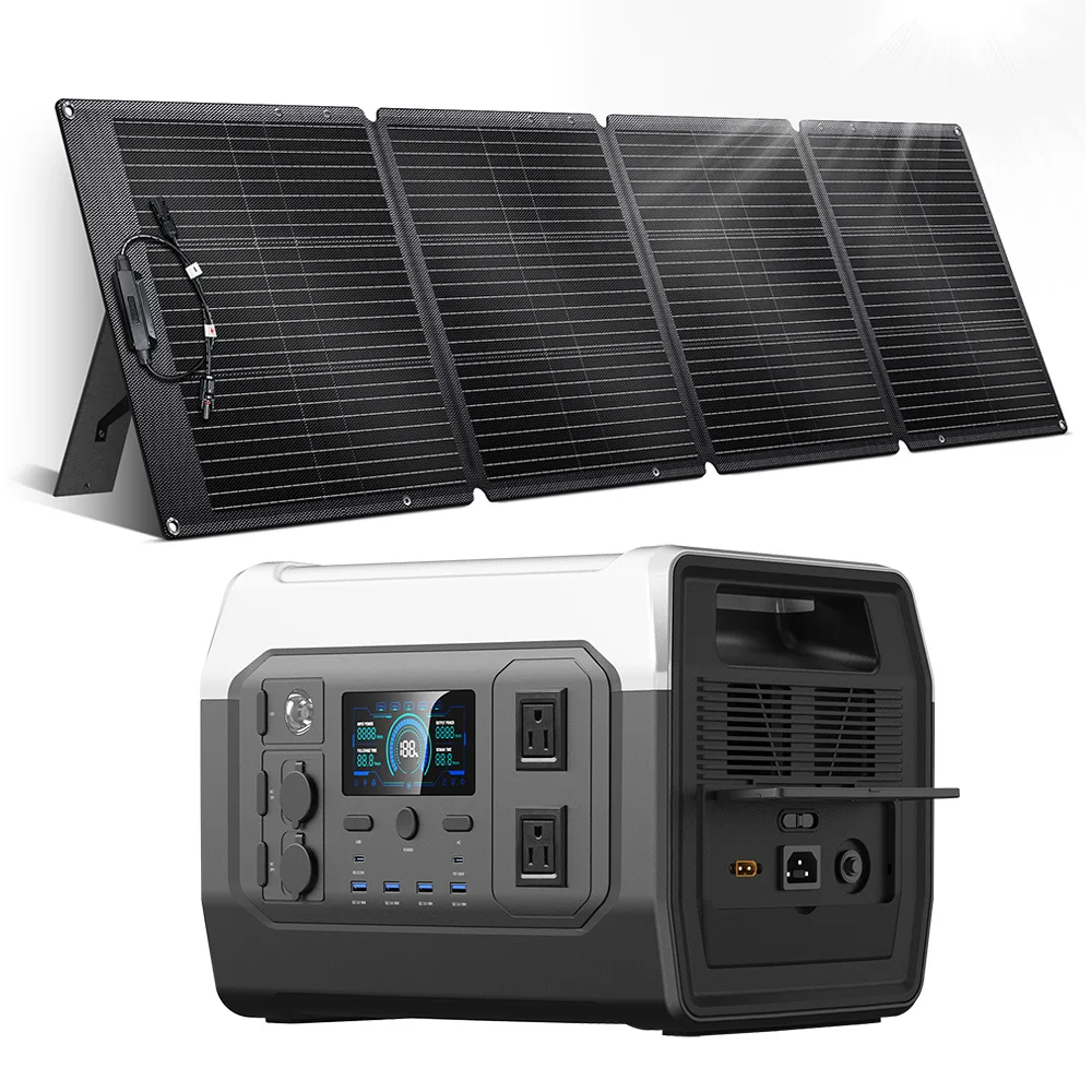 CTOLITY XP1000 1600W Portable Solar Generator Power Station 1024WH Lifepo4 Battery Camping 200W Solar Panel Camping Charging
CTOLITY XP1000 1600W Portable Solar Generator Power Station 1024WH Lifepo4 Battery Camping 200W Solar Panel Camping Charging