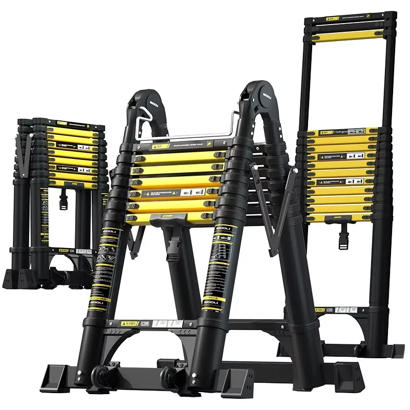 Thickened Anti-slip Multifunctional Aluminium Alloy Folding Telescopic Ladder
Thickened Anti-slip Multifunctional Aluminium Alloy Folding Telescopic Ladder