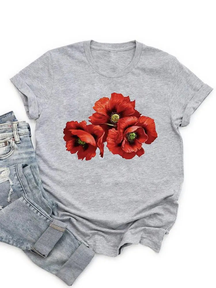Short Sleeve Summer T-shirts Clothing Fashion T Top Flower Lovely Style Trend Cute Cartoon Shirt Female Print Women Graphic Tee
Short Sleeve Summer T-shirts Clothing Fashion T Top Flower Lovely Style Trend Cute Cartoon Shirt Female Print Women Graphic Tee