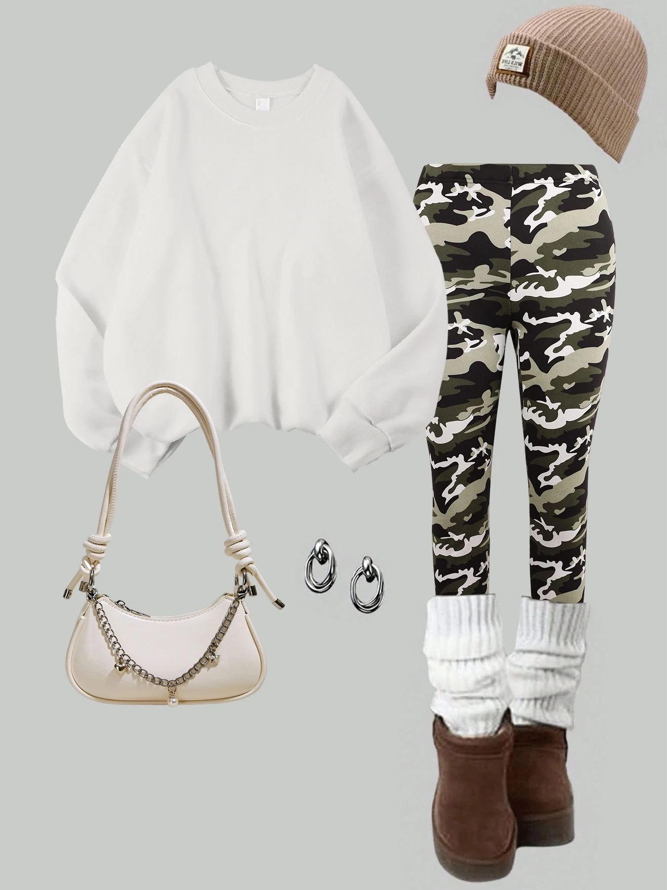 Сплошной цвет, женские камуфляжные утепленные леггинсы из 2 предметов, осенний пуловер Y2K, флисовые толстовки с круглым вырезом, свободная спортивная одежда
Сплошной цвет, женские камуфляжные утепленные леггинсы из 2 предметов, осенний пуловер Y2K, флисовые толстовки с круглым вырезом, свободная спортивная одежда