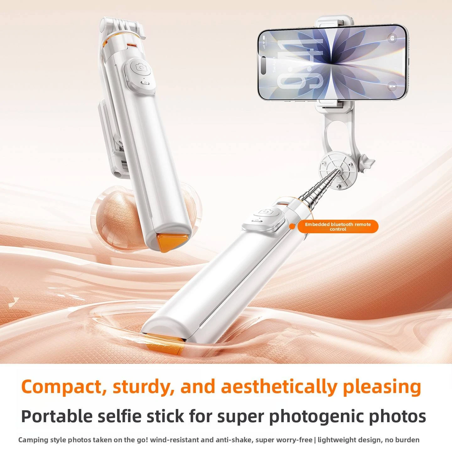 150cm Extendable Selfie Stick Tripod with Bluetooth Remote, Portable Phone Holder for IPhone Android Vlog Live
150cm Extendable Selfie Stick Tripod with Bluetooth Remote, Portable Phone Holder for IPhone Android Vlog Live