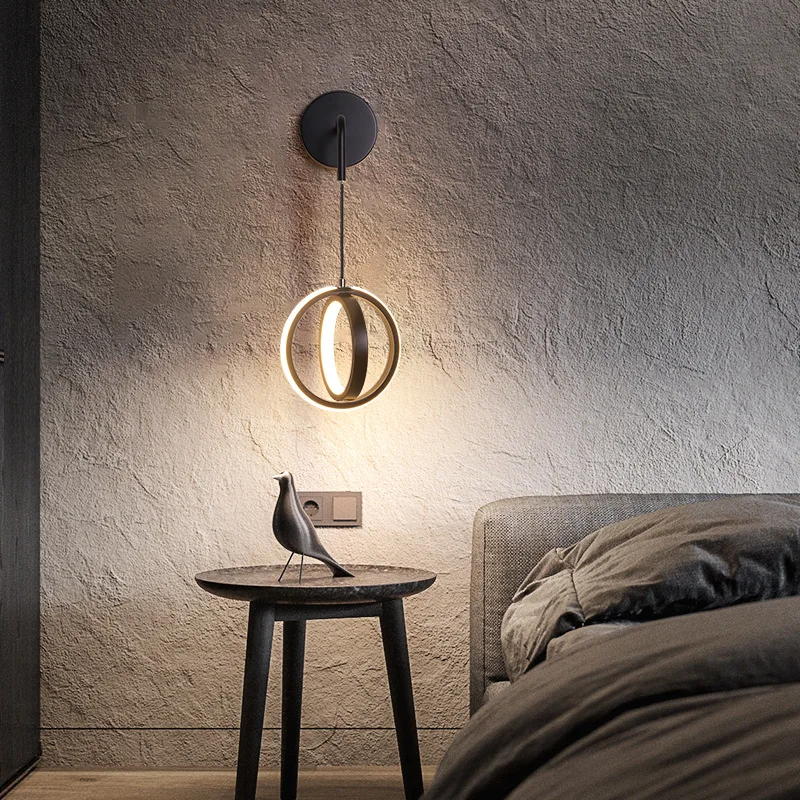 Modern Minimalist Wall Lamp Nordic Creative Led Bedroom Bedside Decoration Wall Light Living Room Corridor Lamps Hanging Decor
Modern Minimalist Wall Lamp Nordic Creative Led Bedroom Bedside Decoration Wall Light Living Room Corridor Lamps Hanging Decor