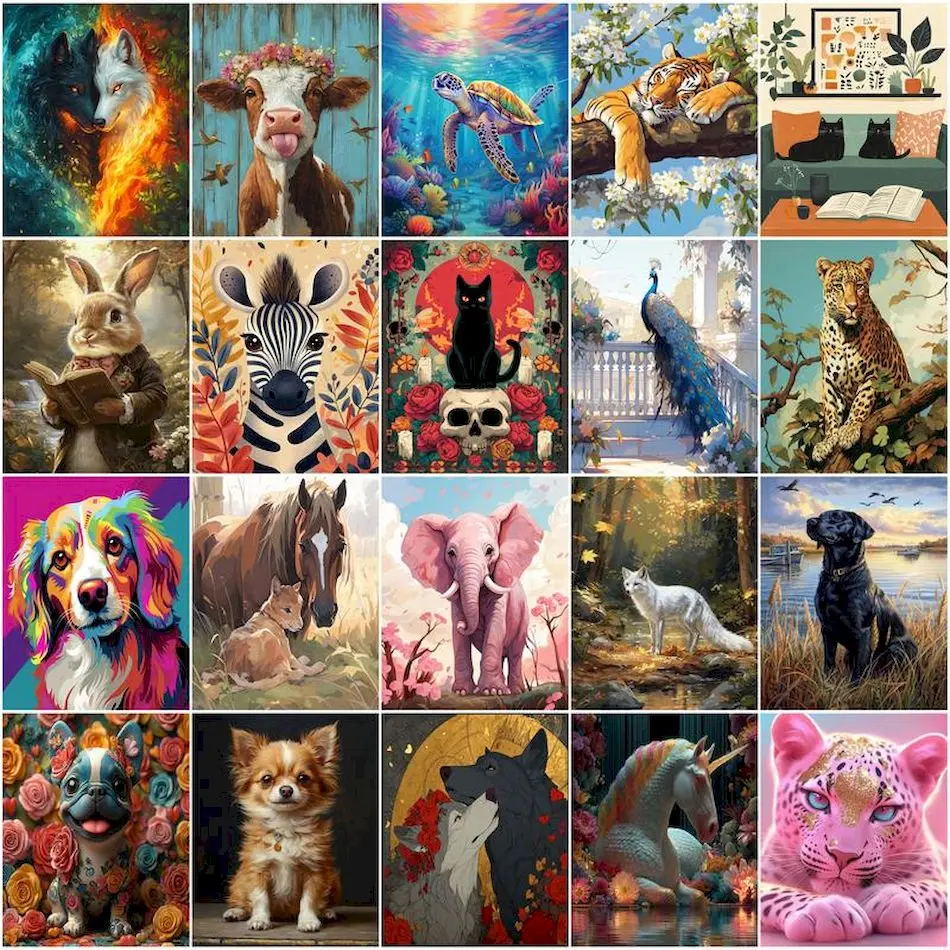 GATYZTORY Paint By Numbers Drawing Animals Oil Art Decorative Paintings Gift Diy Set Art Supplies Acrylic Decorative Paintings
GATYZTORY Paint By Numbers Drawing Animals Oil Art Decorative Paintings Gift Diy Set Art Supplies Acrylic Decorative Paintings