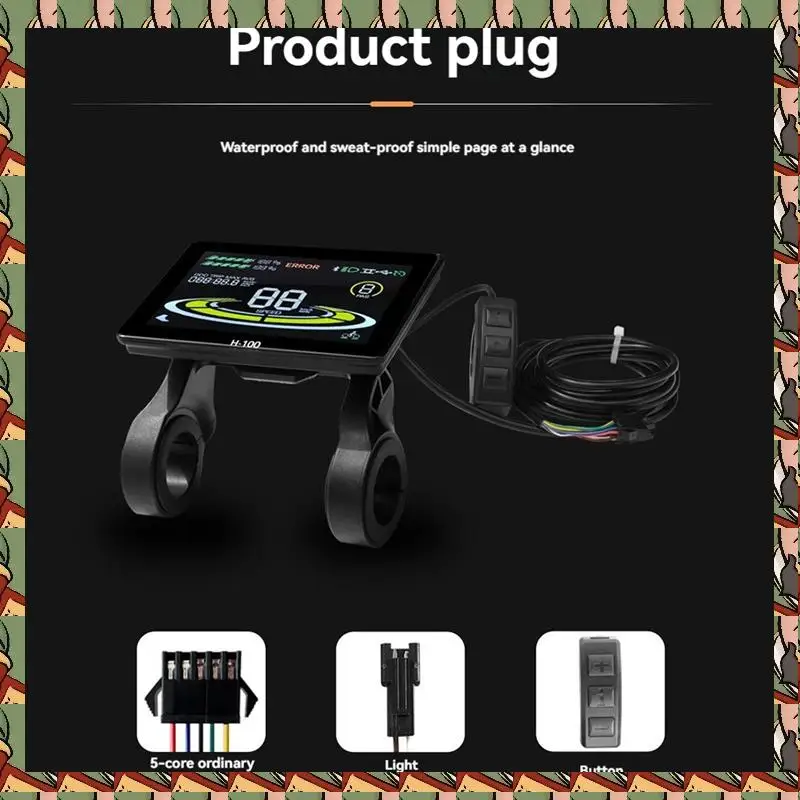 B75A High-Power Motors Lithium- Power-Assisted Conversion Parts H-100 Color Screen Meter With 60A Three-Mode Sine Wave Kit
B75A High-Power Motors Lithium- Power-Assisted Conversion Parts H-100 Color Screen Meter With 60A Three-Mode Sine Wave Kit