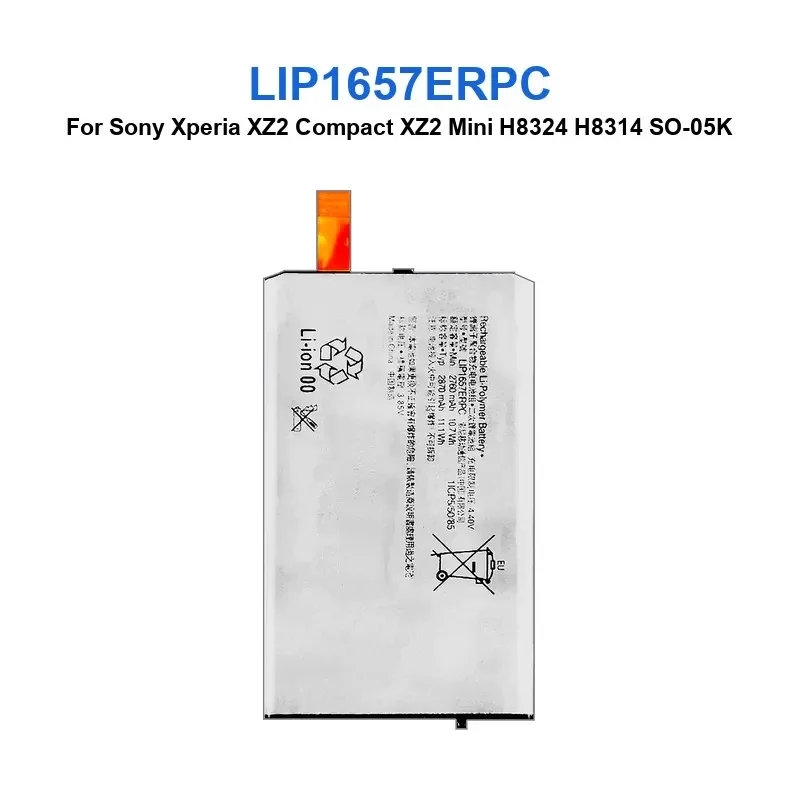 2870 мАч LIP1657ERPC аккумулятор мобильного телефона для Sony Xperia XZ2 Compact XZ2 Mini H8324 H8314 SO-05K высокое качество
2870 мАч LIP1657ERPC аккумулятор мобильного телефона для Sony Xperia XZ2 Compact XZ2 Mini H8324 H8314 SO-05K высокое качество