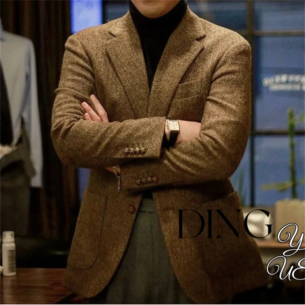 Suit Men's Herringbone Dress Slim Fit Fashion Comfortable Men's Suit Men's Casual Men's Jacket Clothing
Suit Men's Herringbone Dress Slim Fit Fashion Comfortable Men's Suit Men's Casual Men's Jacket Clothing