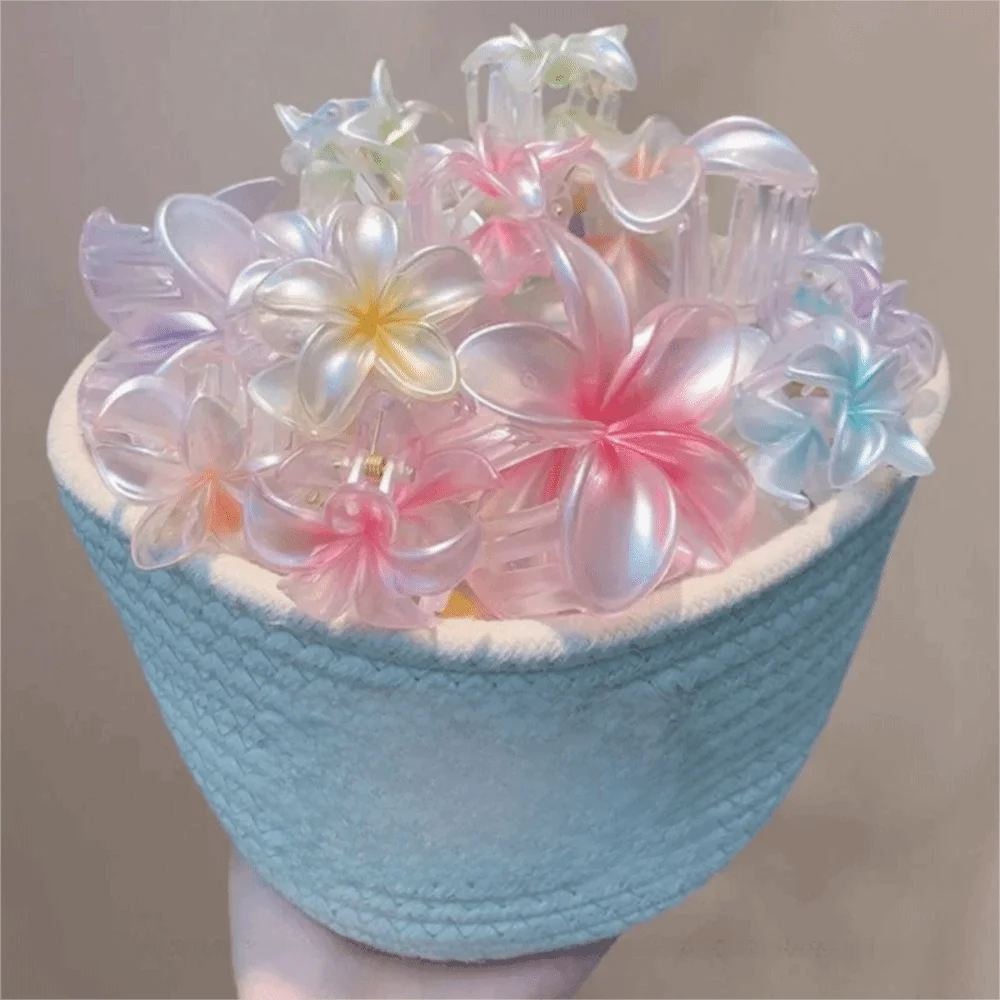 3Pcs/Set Plumeria Gradient Flower Hair Claw Clip Acrylic Hair Accessories Hair Barrettes Hawaiian Headwear Women Girl
3Pcs/Set Plumeria Gradient Flower Hair Claw Clip Acrylic Hair Accessories Hair Barrettes Hawaiian Headwear Women Girl