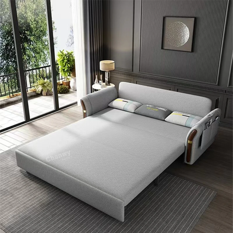 Modern simple folding fabric sofa bed living room household multi-functional storage sofa
Modern simple folding fabric sofa bed living room household multi-functional storage sofa