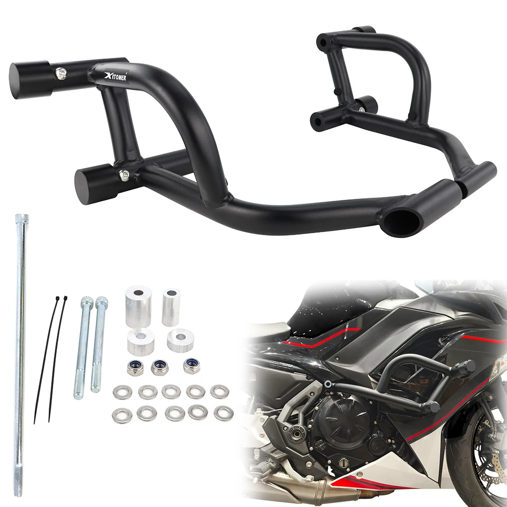 Crash Bar Motorcycle Stunt Cage Engine Guard Bumpers Protector Ninja 650 2017 2018 2019 2020 2021 2022 2023 2024 For Kawasaki
Crash Bar Motorcycle Stunt Cage Engine Guard Bumpers Protector Ninja 650 2017 2018 2019 2020 2021 2022 2023 2024 For Kawasaki