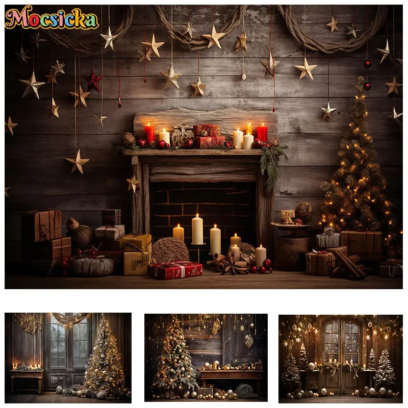 Mocsicka Christmas Photography Backgrounds New Year's Eve Party Xmas Tree Star Wooden Board Backdrops For Kids Adult Banner
Mocsicka Christmas Photography Backgrounds New Year's Eve Party Xmas Tree Star Wooden Board Backdrops For Kids Adult Banner