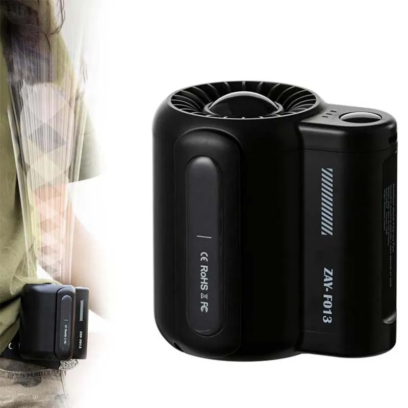 Portable Waist Clip Fan Rechargeable Battery Operated Powered Fan Wearable Body Belt Fan For Working Hiking Fishing,Camping
Portable Waist Clip Fan Rechargeable Battery Operated Powered Fan Wearable Body Belt Fan For Working Hiking Fishing,Camping