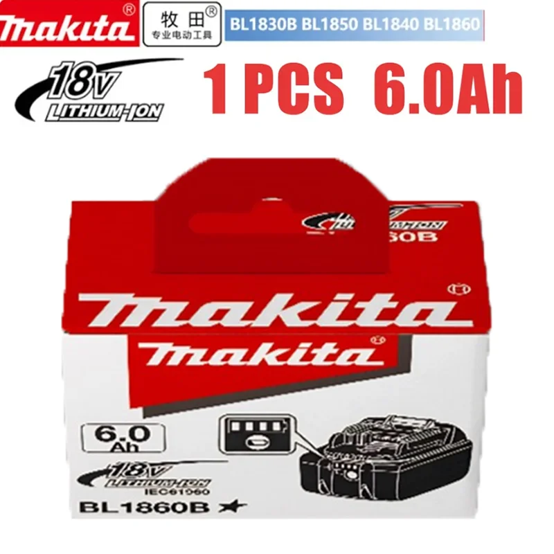 FAST DELIVERY100% Original Makita 18V 6.0Ah Rechargeable Lithium Battery For Makita 18V BL1860B BL1850B BL1840B Power Tools
FAST DELIVERY100% Original Makita 18V 6.0Ah Rechargeable Lithium Battery For Makita 18V BL1860B BL1850B BL1840B Power Tools